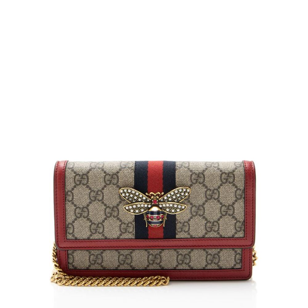 Gucci GG Supreme Queen Margaret Wallet on Chain